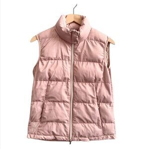 Daily Sports of Sweden Lavender Pink Padded Zip Up Vest Size Medium